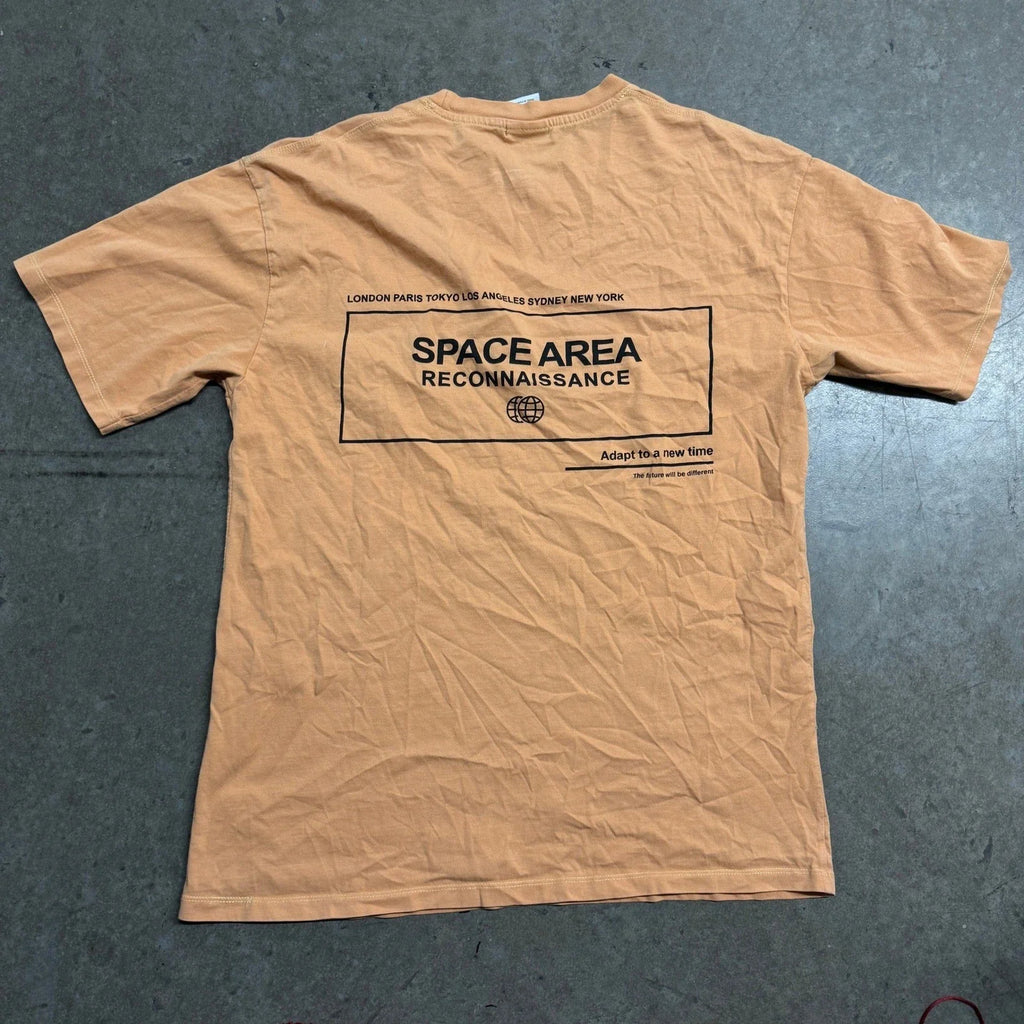 Zara Mens Space Area Reconnaissance Pocket T-Shirt Orange Small Streetwear Tee Unisex T-shirt, Sweatshirt, Hoodie, Long Sleeve Tee - T-Shirt, Sweatshirt, Hoodie