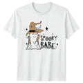 Spooky Babe Womens T-Shirt Spooky Aesthetic Halloween Gift For Her Unisex T-shirt, Sweatshirt, Hoodie, Long Sleeve Tee - T-Shirt, Sweatshirt, Hoodie
