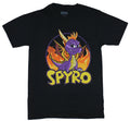 Spyro The Dragon Mens T-Shirt - Classic Spyro Fire Image Unisex T-shirt, Sweatshirt, Hoodie, Long Sleeve Tee - T-Shirt, Sweatshirt, Hoodie