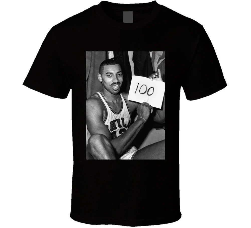 Wilt Chamberlain 100 Basketball T Shirt Unisex T-shirt, Sweatshirt, Hoodie, Long Sleeve Tee - T-Shirt, Sweatshirt, Hoodie