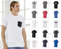Bella+Canvas Men's Jersey Short-Sleeve Colorblock Pocket T-Shirt - 3021 NEW SALE Unisex T-shirt, Sweatshirt, Hoodie, Long Sleeve Tee - T-Shirt, Sweatshirt, Hoodie