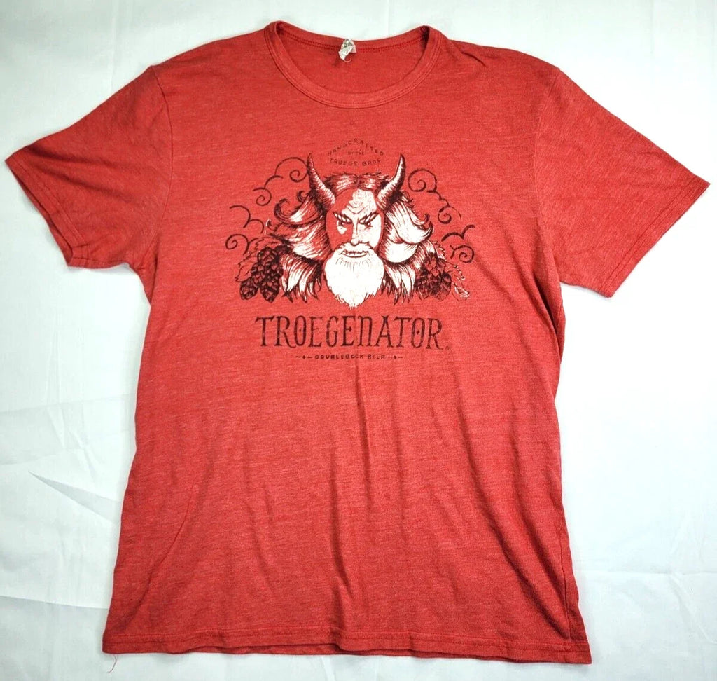 Troegenator Troegs Pennsylvania Craft Brewery Beer T-Shirt USA Made LARGE Unisex T-shirt, Sweatshirt, Hoodie, Long Sleeve Tee - T-Shirt, Sweatshirt, Hoodie