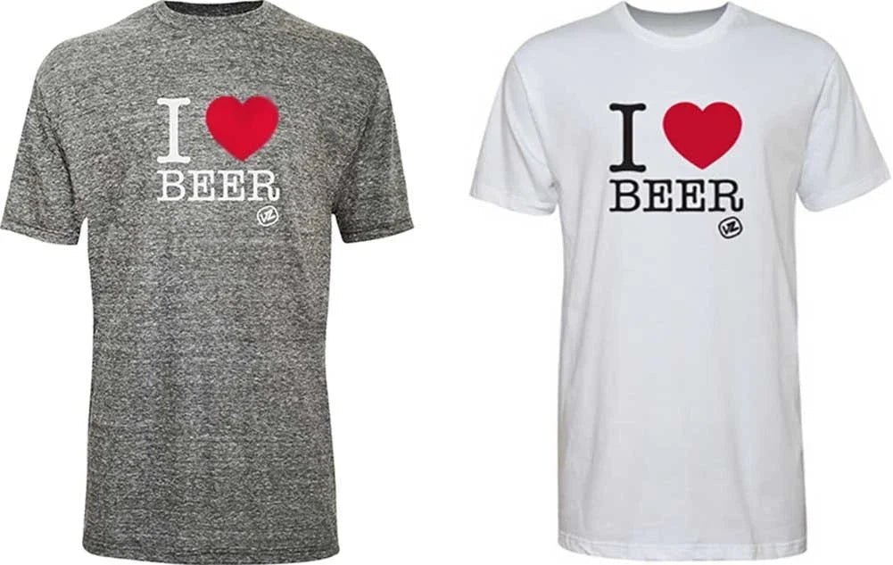 Von Zipper Men's I Heart Beer T-Shirt Unisex T-shirt, Sweatshirt, Hoodie, Long Sleeve Tee - T-Shirt, Sweatshirt, Hoodie