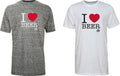 Von Zipper Men's I Heart Beer T-Shirt Unisex T-shirt, Sweatshirt, Hoodie, Long Sleeve Tee - T-Shirt, Sweatshirt, Hoodie
