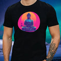 Mens Buddha 80s Vibes Motif Cotton T-Shirt Size XS to 5XL Unisex T-shirt, Sweatshirt, Hoodie, Long Sleeve Tee - T-Shirt, Sweatshirt, Hoodie