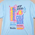 MODELO SHIRT MENS Large Blue Beer Casual Cervesa Tacos Street Food Logo NWT Unisex T-shirt, Sweatshirt, Hoodie, Long Sleeve Tee - T-Shirt, Sweatshirt, Hoodie