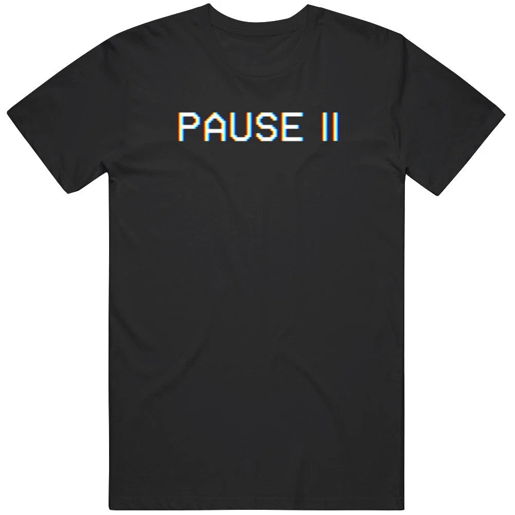 Pause VHS Retro  T Shirt Unisex T-shirt, Sweatshirt, Hoodie, Long Sleeve Tee - T-Shirt, Sweatshirt, Hoodie