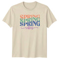 Spring Vibes T-Shirt Retro Groovy Aesthetic Seasonal Apparel Unisex T-shirt, Sweatshirt, Hoodie, Long Sleeve Tee - T-Shirt, Sweatshirt, Hoodie