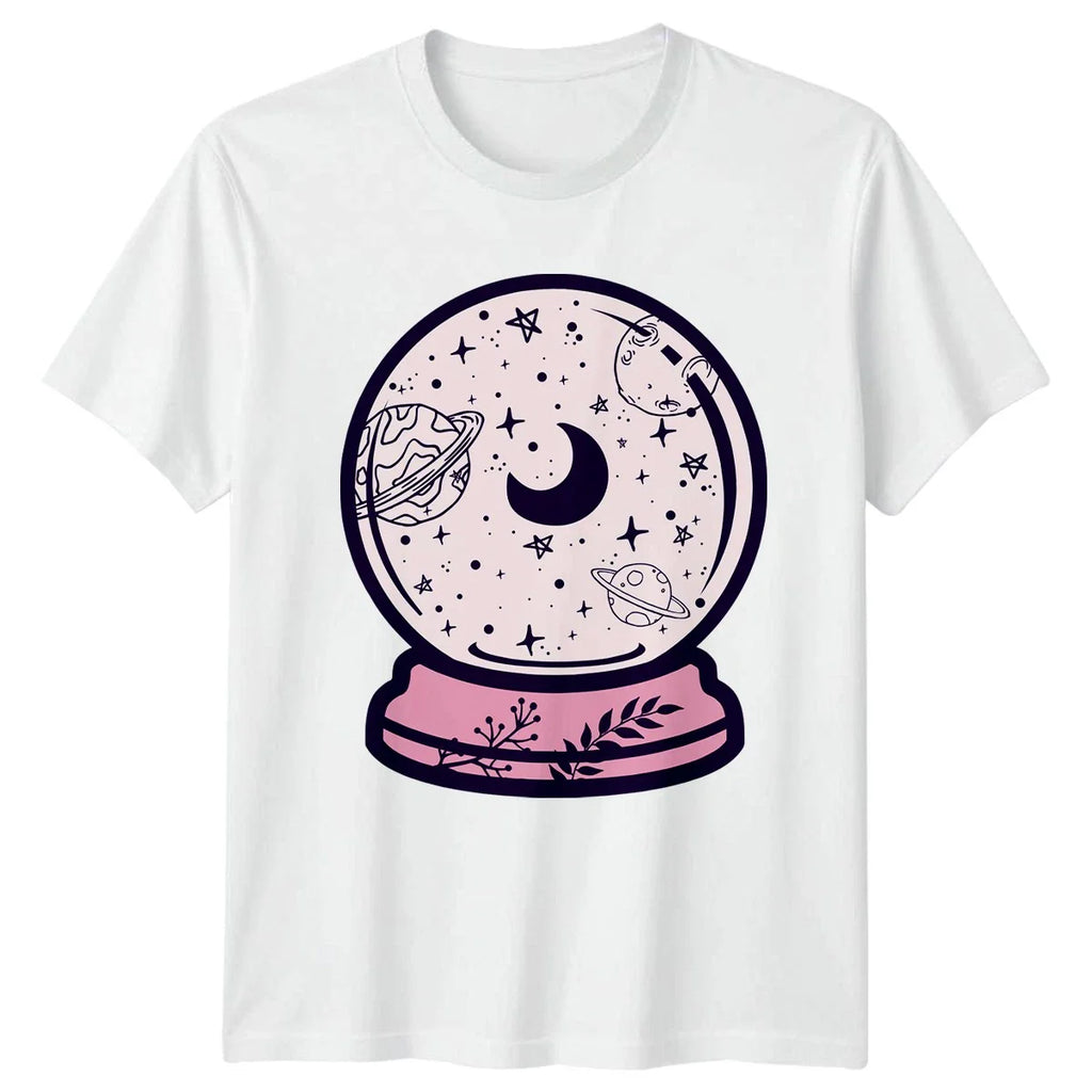Cosmic Celestial Moon Stars Planet T-Shirt Celestial Art Space Astrology Unisex T-shirt, Sweatshirt, Hoodie, Long Sleeve Tee - T-Shirt, Sweatshirt, Hoodie