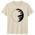 Abstract Wavy Design Minimalist Circle T-Shirt Minimalist Abstract Design Unisex T-shirt, Sweatshirt, Hoodie, Long Sleeve Tee - T-Shirt, Sweatshirt, Hoodie