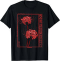 Japanese Spider Lily Soft Grunge Anime Aesthetic Flower T-Shirt Unisex T-shirt, Sweatshirt, Hoodie, Long Sleeve Tee - T-Shirt, Sweatshirt, Hoodie