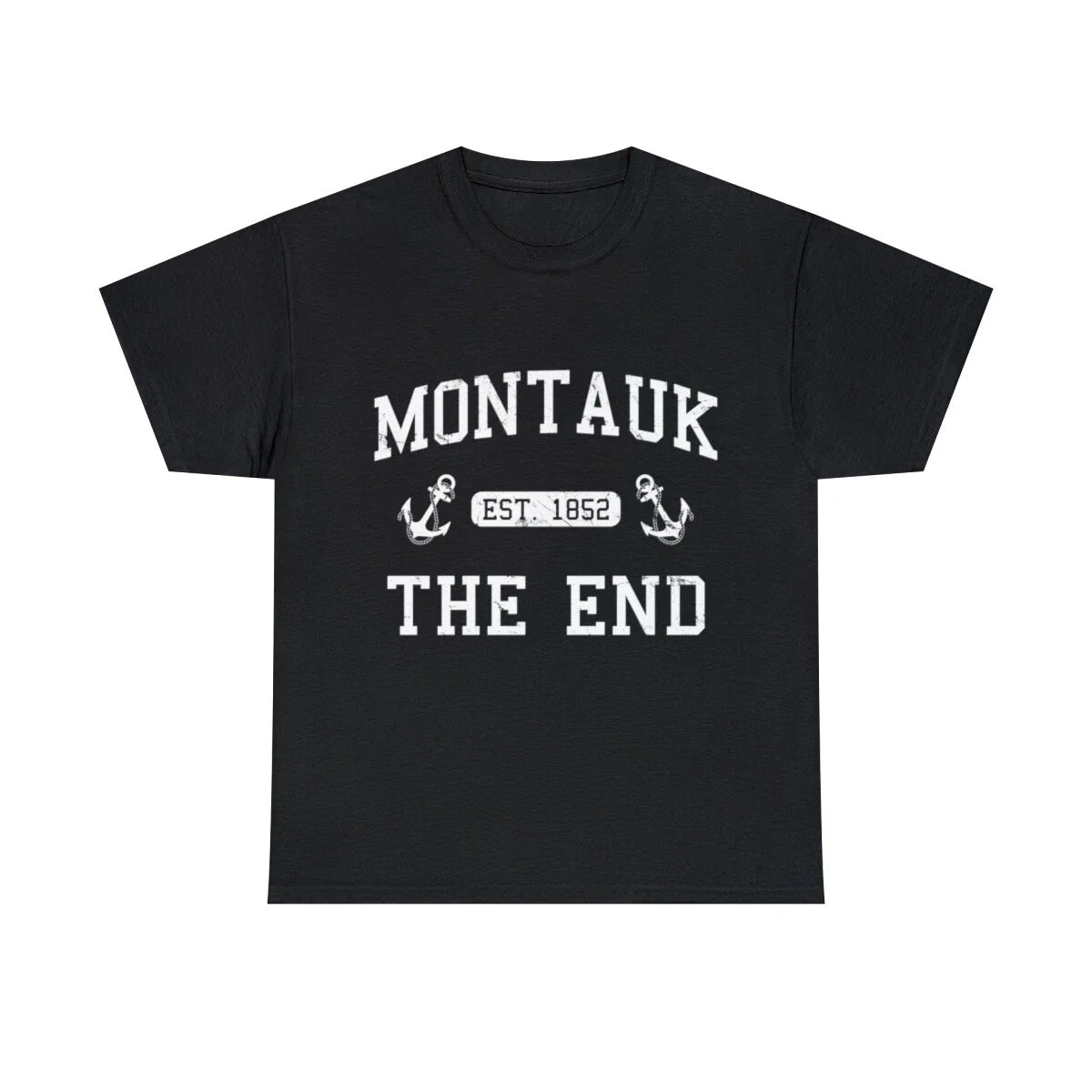 Montauk Established 1852 Graphic Tee Shirt, S-5XL Unisex T-shirt, Sweatshirt, Hoodie, Long Sleeve Tee - T-Shirt, Sweatshirt, Hoodie