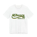 Cheers & Beers T-Shirt | Retro Script St. Patrick's Day Beer Tee Unisex T-shirt, Sweatshirt, Hoodie, Long Sleeve Tee - T-Shirt, Sweatshirt, Hoodie