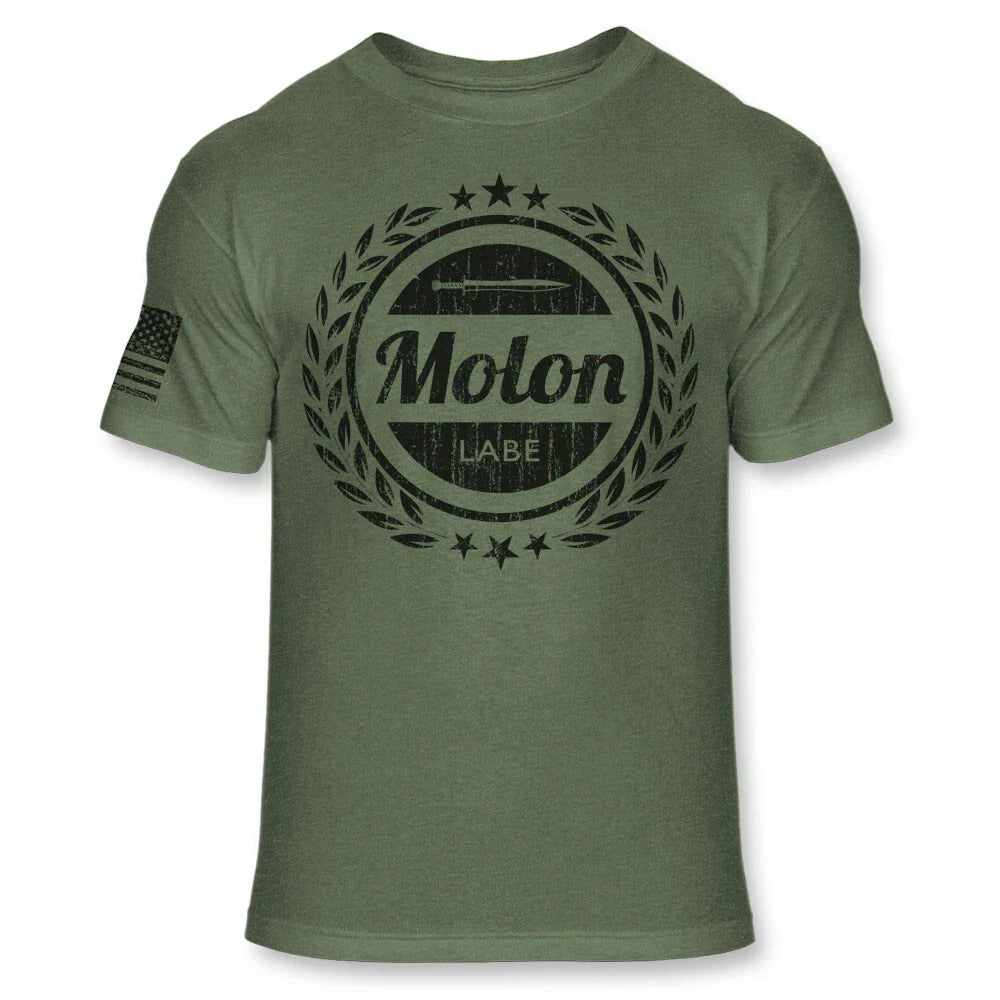 Molon Labe Emblem Shirt American Patriotic Warrior T-Shirt Athletic Blend T A204 Unisex T-shirt, Sweatshirt, Hoodie, Long Sleeve Tee - T-Shirt, Sweatshirt, Hoodie