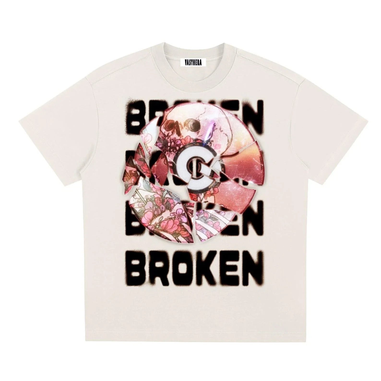 Streetwear Broken Graphic T Shirt Retro Y2K Grunge Aesthetic Tee Urban Casual Unisex T-shirt, Sweatshirt, Hoodie, Long Sleeve Tee - T-Shirt, Sweatshirt, Hoodie