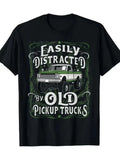 Hot Stylish Old Pickup Trucks Print for Men Women Couple Fashion T-Shirt, Street Unisex T-shirt, Sweatshirt, Hoodie, Long Sleeve Tee - T-Shirt, Sweatshirt, Hoodie