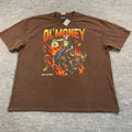 NWT RSN Ol' Money Western Skeleton Cowboy Bull Shirt 3XL 30x33 Brown Unisex T-shirt, Sweatshirt, Hoodie, Long Sleeve Tee - T-Shirt, Sweatshirt, Hoodie