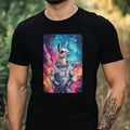 Mens Llama Astronaut Print Cotton T-Shirt Size XS to 5XL Unisex T-shirt, Sweatshirt, Hoodie, Long Sleeve Tee - T-Shirt, Sweatshirt, Hoodie