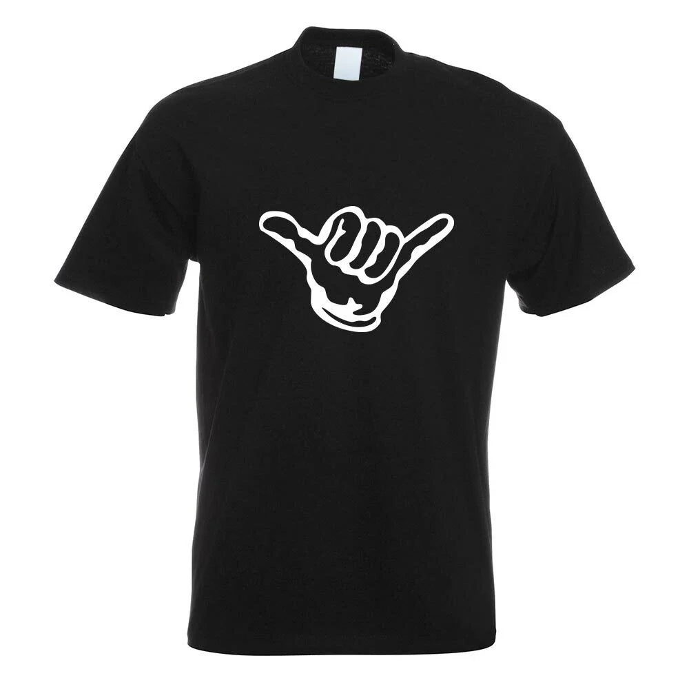 Hang loose - everything loose - Shaka T-shirt motif printed fun shirt design print Unisex T-shirt, Sweatshirt, Hoodie, Long Sleeve Tee - T-Shirt, Sweatshirt, Hoodie