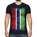 Gambia Grunge Flag Men T-Shirt Gambian Football Jersey Gift Unisex T-shirt, Sweatshirt, Hoodie, Long Sleeve Tee - T-Shirt, Sweatshirt, Hoodie