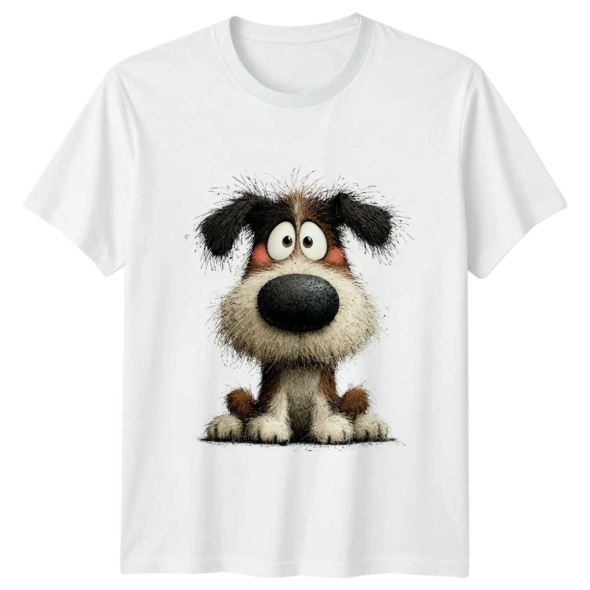 Cute Dog Illustration T-Shirt Terrier Dog Lovers Birthday Gift For Him And Her Unisex T-shirt, Sweatshirt, Hoodie, Long Sleeve Tee - T-Shirt, Sweatshirt, Hoodie