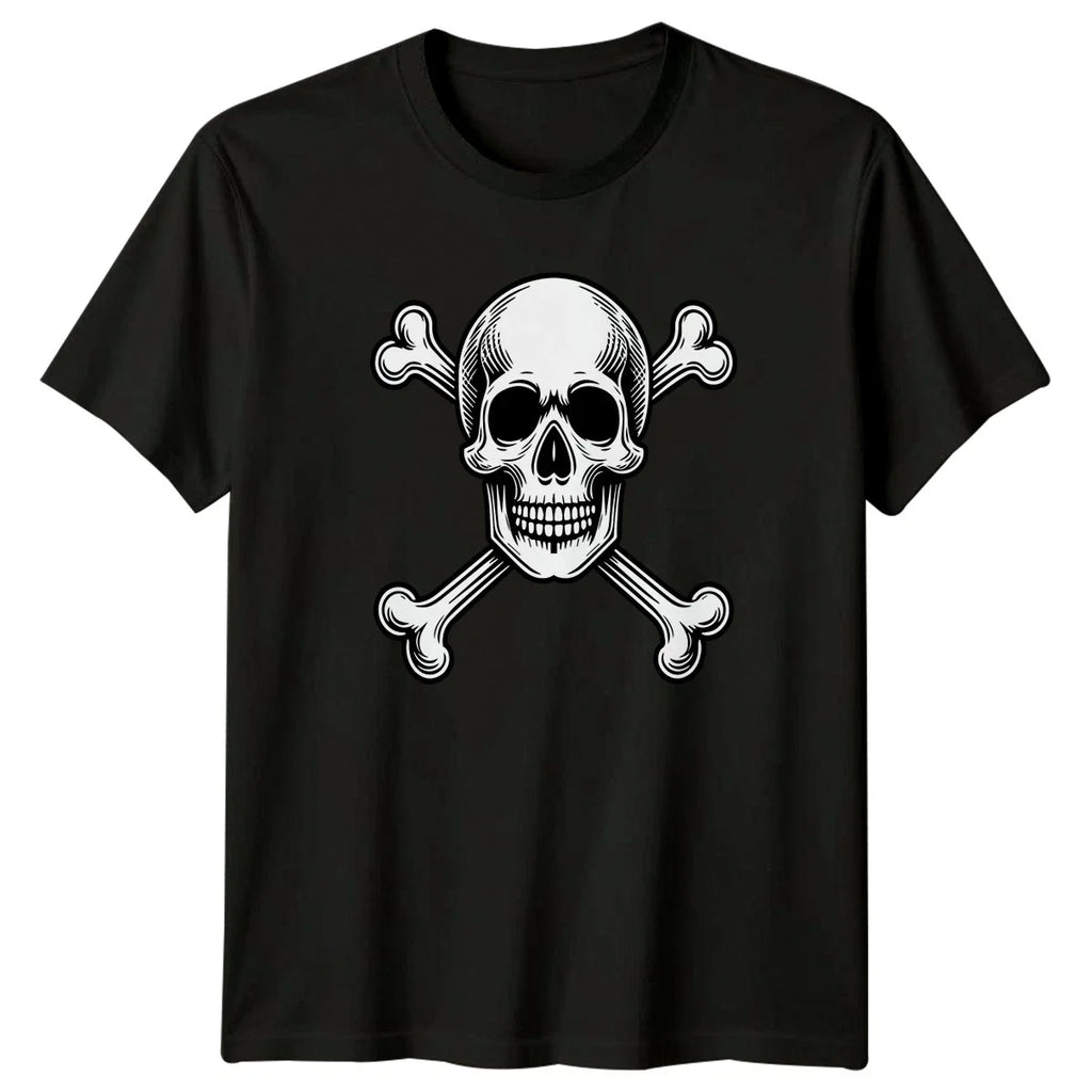 Skull And Crossbones Mens T-Shirt Gothic Gift For Him Unisex T-shirt, Sweatshirt, Hoodie, Long Sleeve Tee - T-Shirt, Sweatshirt, Hoodie