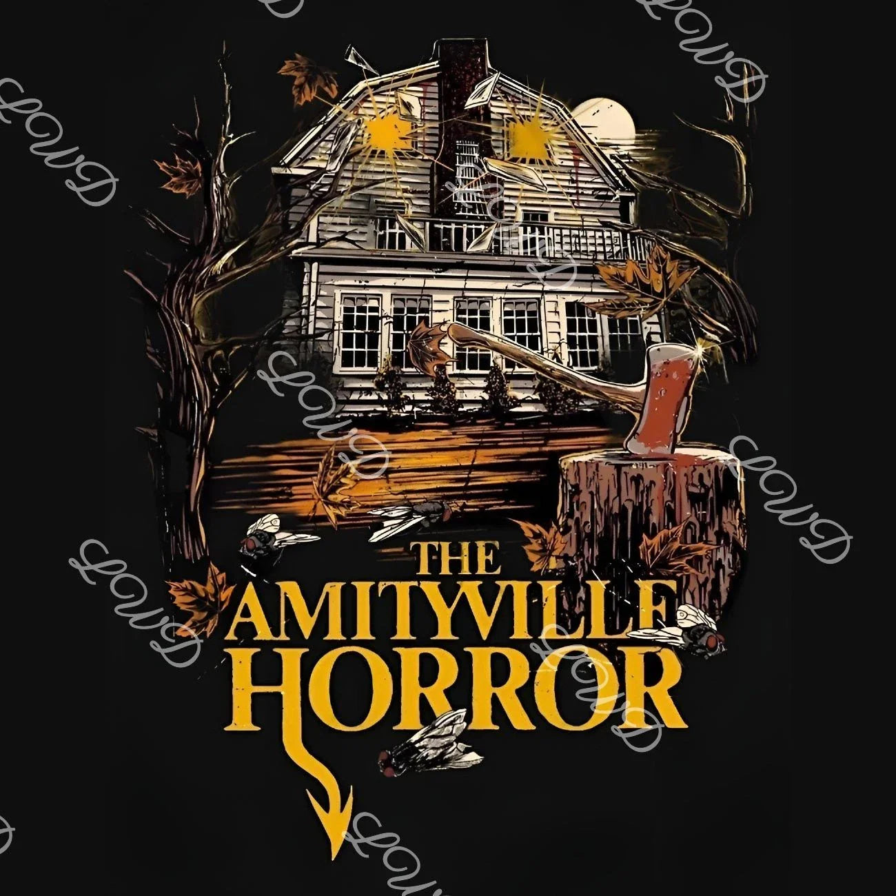 The Amityville Horror Movie T-Shirt | 70's Cult Film | Graphic Poster Art Tee | Unisex T-shirt, Sweatshirt, Hoodie, Long Sleeve Tee - T-Shirt, Sweatshirt, Hoodie