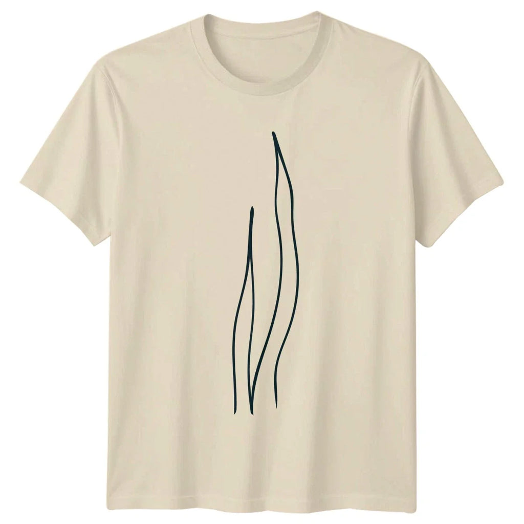 Minimalist Seaweed Kelp Line Art T-Shirt Ocean Birthday Gift For Him And Her Unisex T-shirt, Sweatshirt, Hoodie, Long Sleeve Tee - T-Shirt, Sweatshirt, Hoodie
