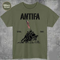 Antifa estd 1945 shirt: Patriotic Anti Fascist, Pro Democracy Liberal Protest Te Unisex T-shirt, Sweatshirt, Hoodie, Long Sleeve Tee - T-Shirt, Sweatshirt, Hoodie