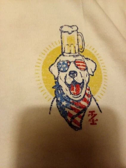 Izod New /tags Saltwater TShirt 3XLT Sunny Times Dog W/Sunglasses + Beer On Head Unisex T-shirt, Sweatshirt, Hoodie, Long Sleeve Tee - T-Shirt, Sweatshirt, Hoodie