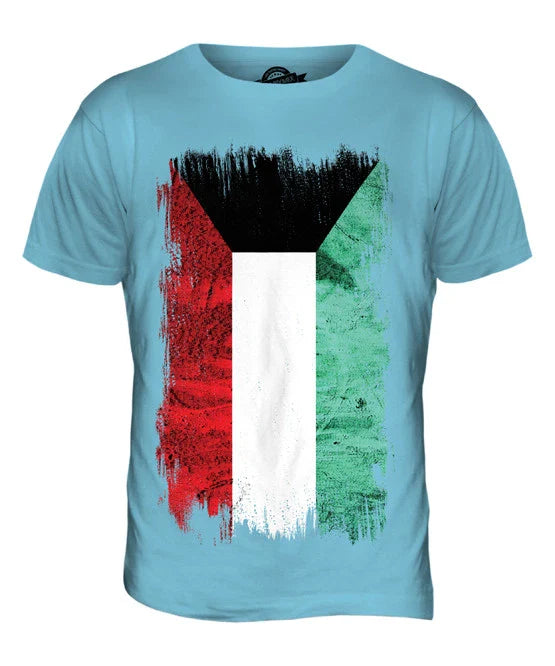 KUWAIT GRUNGE FLAG MENS T SHIRT TEE SHIRT XS S M L XL 2XL 3XL 4XL 5XL Unisex T-shirt, Sweatshirt, Hoodie, Long Sleeve Tee - T-Shirt, Sweatshirt, Hoodie