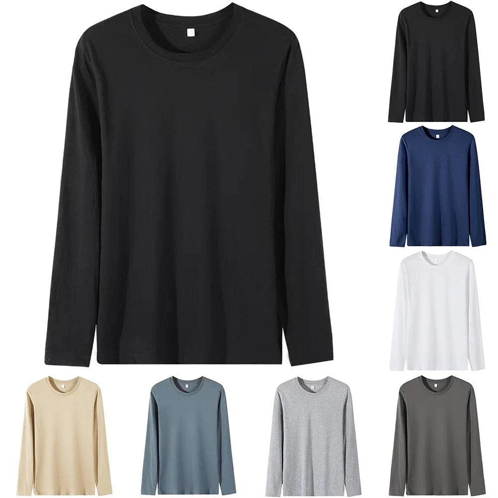 Men's Round Neck T Shirt Designed for Comfort in Daily Life and Commuting Unisex T-shirt, Sweatshirt, Hoodie, Long Sleeve Tee - T-Shirt, Sweatshirt, Hoodie