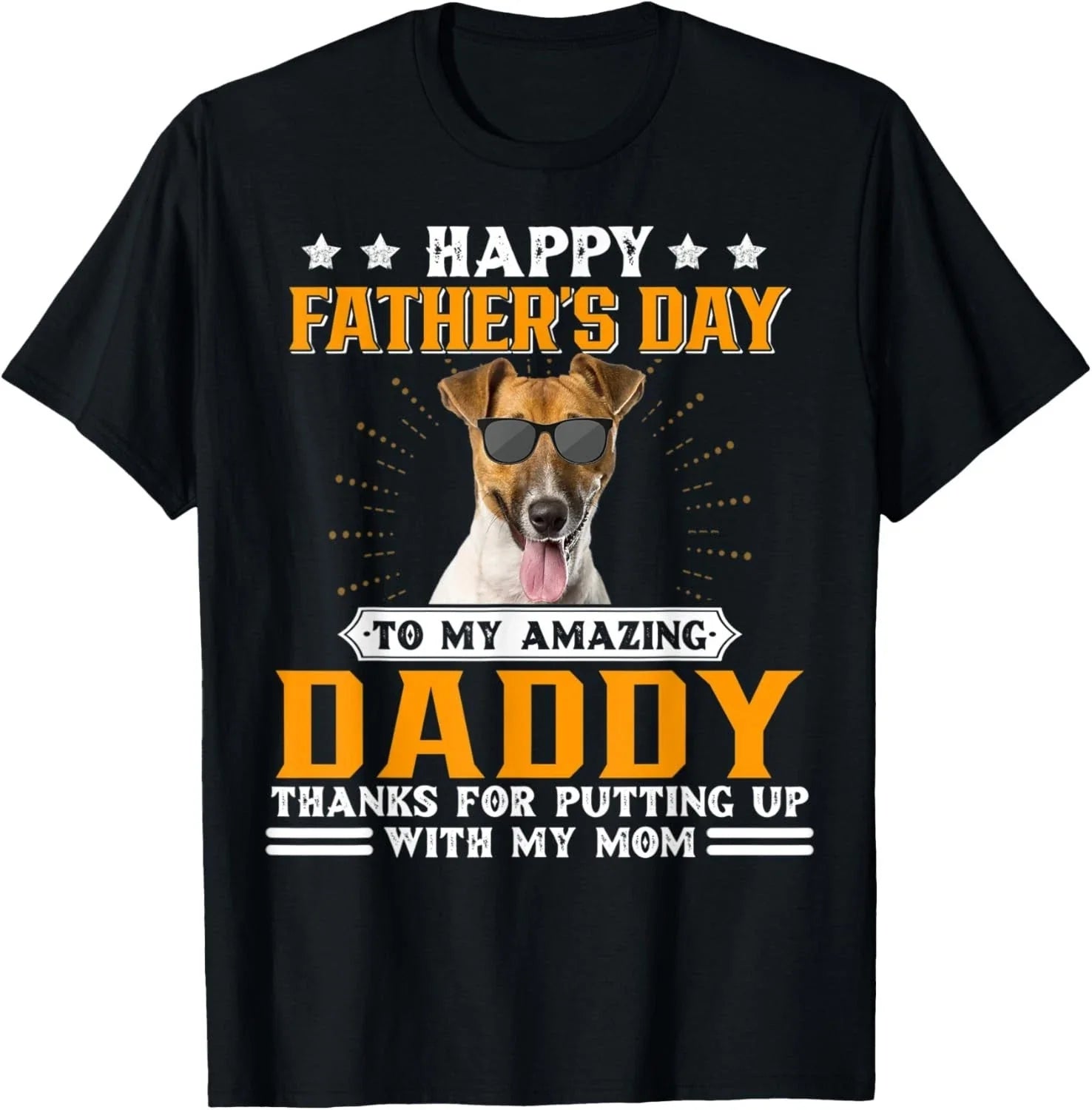 Happy Father's Day Jack Russell Terrier Dog Dad Gifts Men T-Shirt Unisex T-shirt, Sweatshirt, Hoodie, Long Sleeve Tee - T-Shirt, Sweatshirt, Hoodie