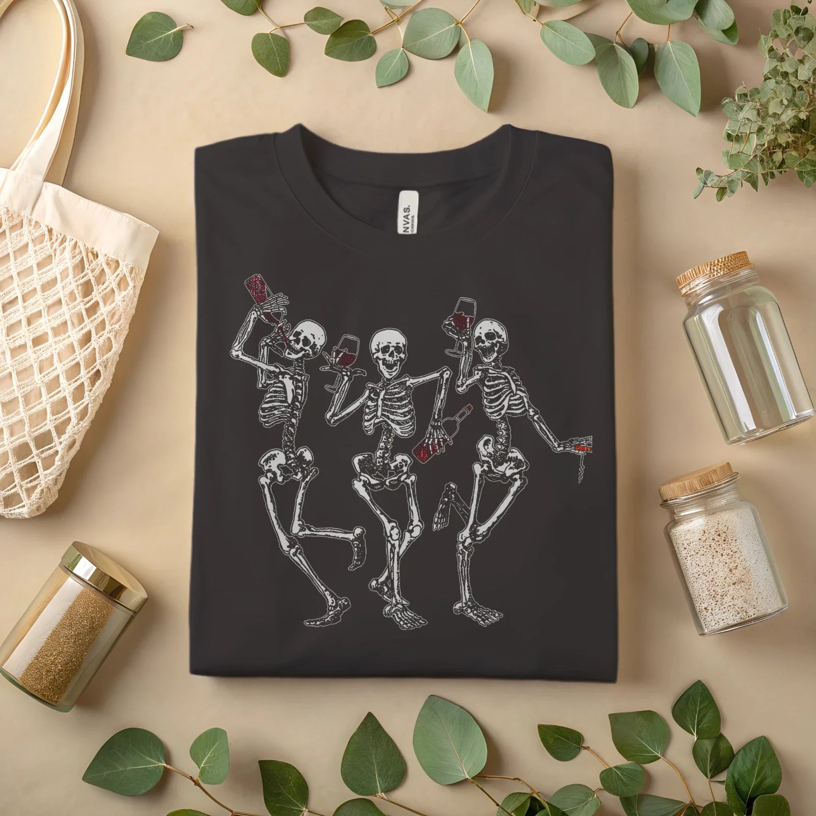 Funny Skeleton Wine Shirt  Halloween Party T-Shirt A401 Unisex T-shirt, Sweatshirt, Hoodie, Long Sleeve Tee - T-Shirt, Sweatshirt, Hoodie