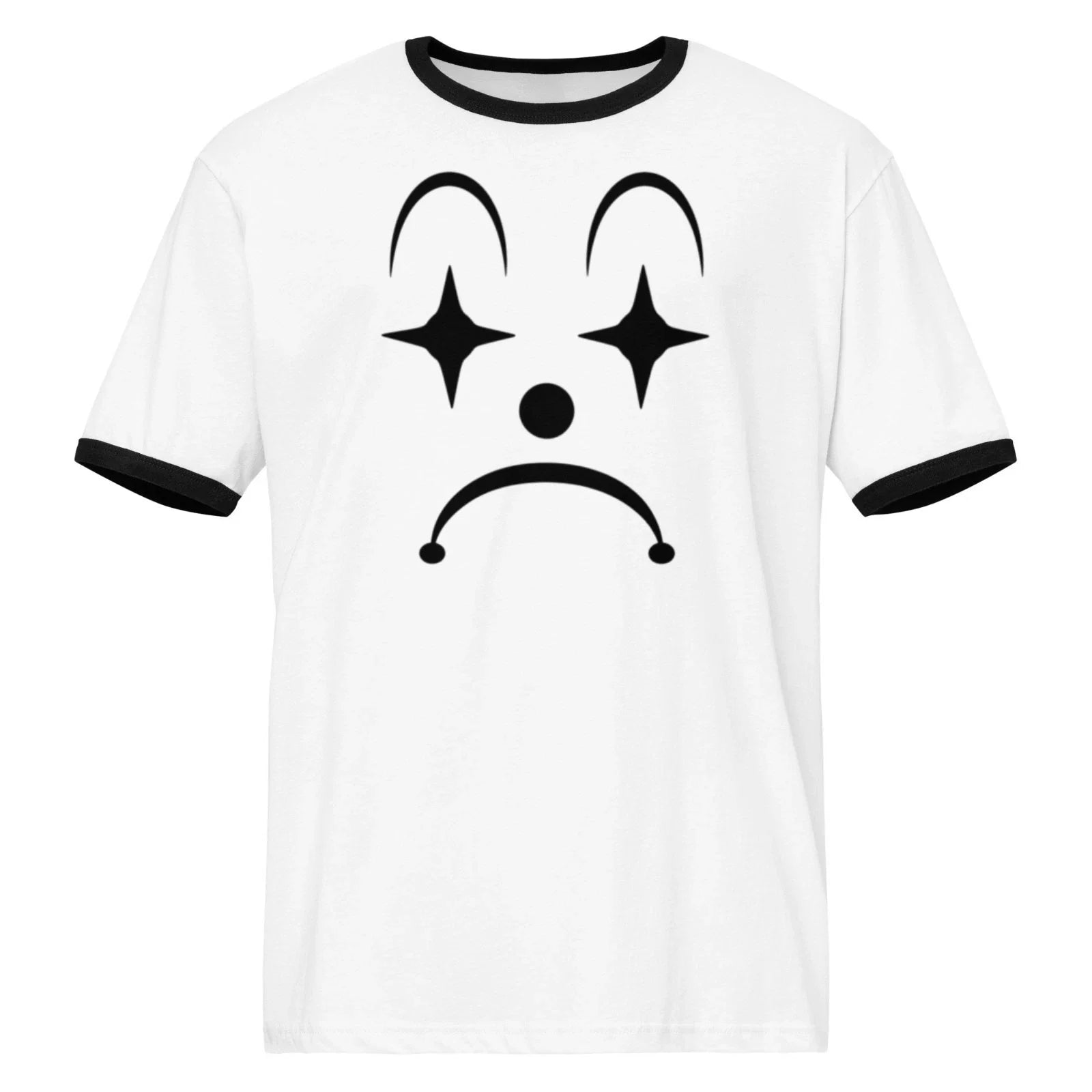 Sad Clown Shirt Goth Punk Y2K Creepy Cute Graphic Tee Emo Weirdcore Circuscore Unisex T-shirt, Sweatshirt, Hoodie, Long Sleeve Tee - T-Shirt, Sweatshirt, Hoodie