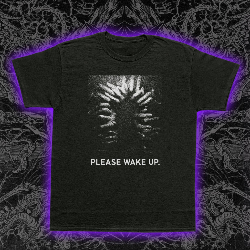 Please Wake Up Come True T-Shirt Cult Film Horror Movie Surrealist Art S-5XL Unisex T-shirt, Sweatshirt, Hoodie, Long Sleeve Tee - T-Shirt, Sweatshirt, Hoodie