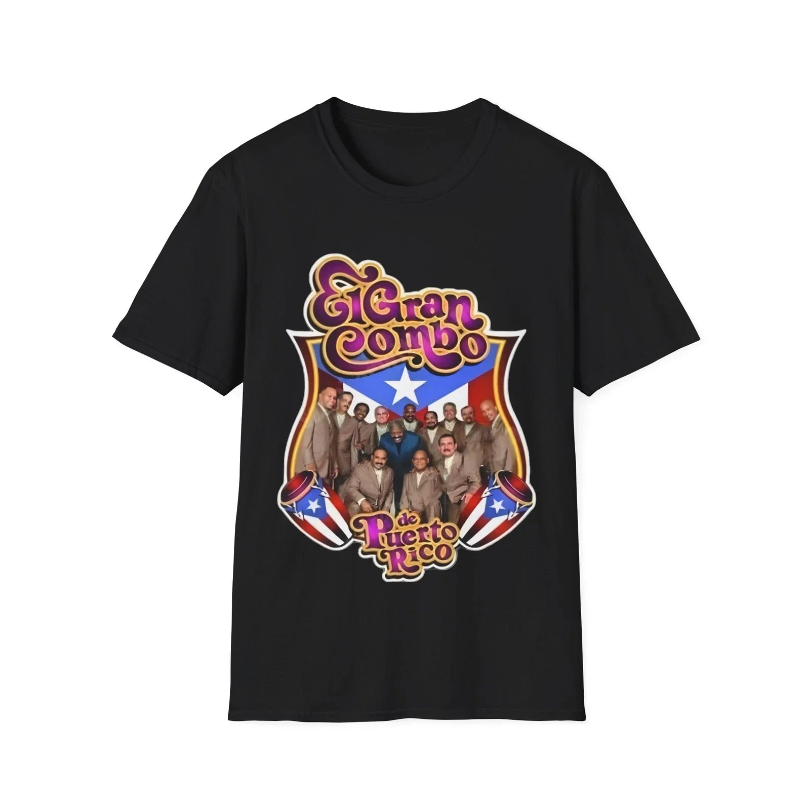 Unisex Soft Cotton T-Shirt. El Gran Combo De Puerto Rico Unisex T-shirt, Sweatshirt, Hoodie, Long Sleeve Tee - T-Shirt, Sweatshirt, Hoodie