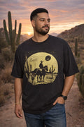 Levis Cowboy Graphic Short Sleeve Tee XL Relaxed Fit Western Desert NWT Black Unisex T-shirt, Sweatshirt, Hoodie, Long Sleeve Tee - T-Shirt, Sweatshirt, Hoodie