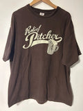 Vintage Baseball Relief Pitcher Beer Graphic T-Shirt Brown Unisex T-shirt, Sweatshirt, Hoodie, Long Sleeve Tee - T-Shirt, Sweatshirt, Hoodie