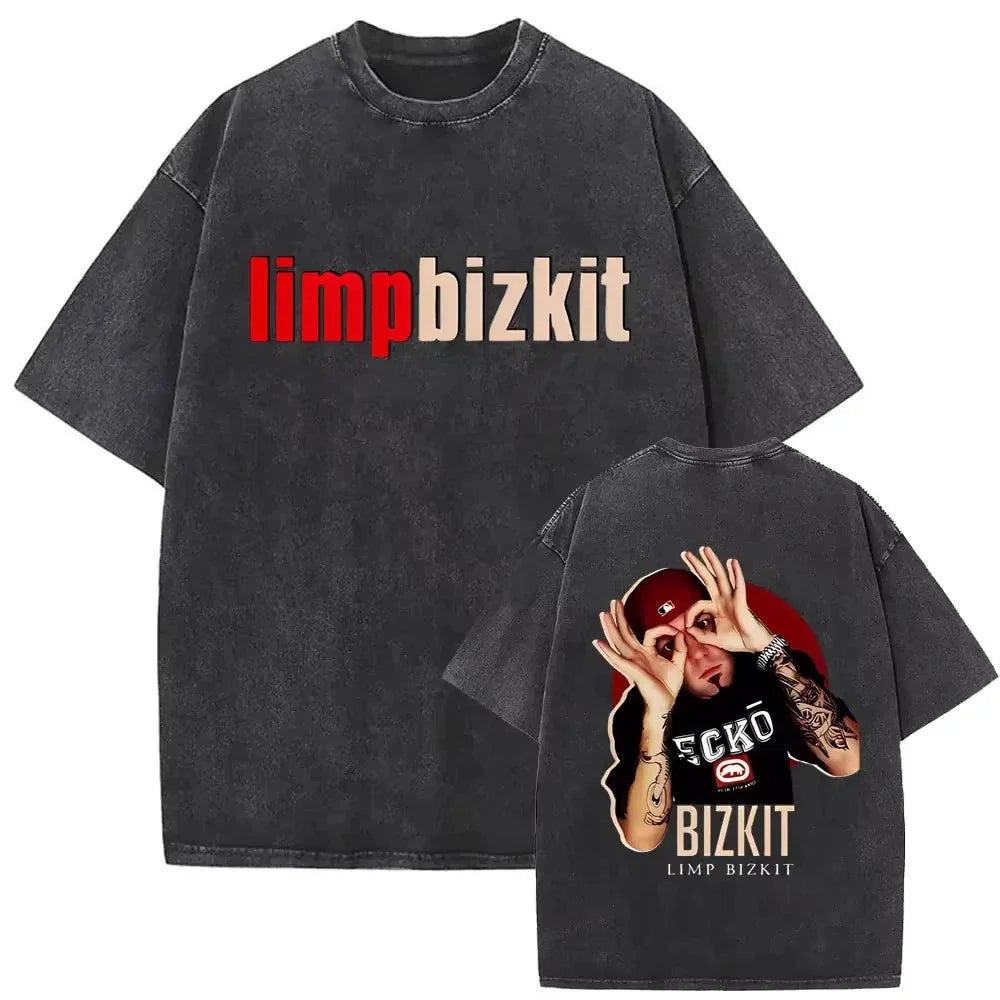 Limp Bizkit Style Graphic T Shirt Nu Metal Vintage Cotton Grunge Band Tee S-3XL Unisex T-shirt, Sweatshirt, Hoodie, Long Sleeve Tee - T-Shirt, Sweatshirt, Hoodie