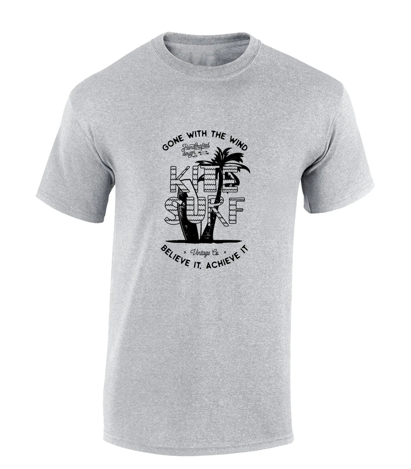 KITE SURF MENS T SHIRT SURFING DESIGN SURFBOARD SUMMER CASUAL HOLIDAY TOP Unisex T-shirt, Sweatshirt, Hoodie, Long Sleeve Tee - T-Shirt, Sweatshirt, Hoodie