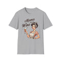 Mama Needs Wine T-Shirt | Retro Housewife Illustration Unisex T-shirt, Sweatshirt, Hoodie, Long Sleeve Tee - T-Shirt, Sweatshirt, Hoodie