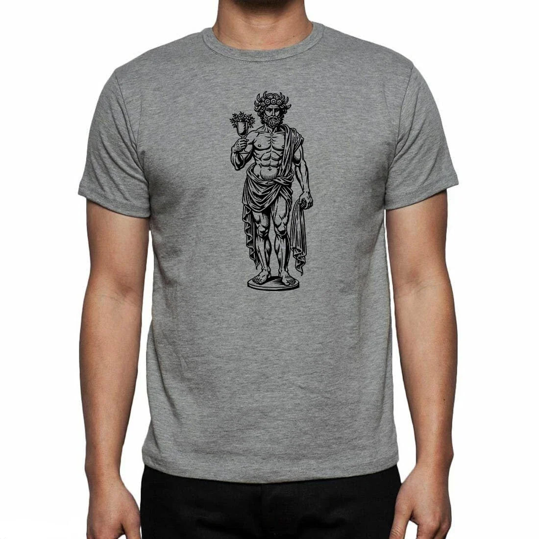 Dionysus Ancient Greek Wine God Printed Cotton Men's Unisex T-Shirt Top Tee Unisex T-shirt, Sweatshirt, Hoodie, Long Sleeve Tee - T-Shirt, Sweatshirt, Hoodie