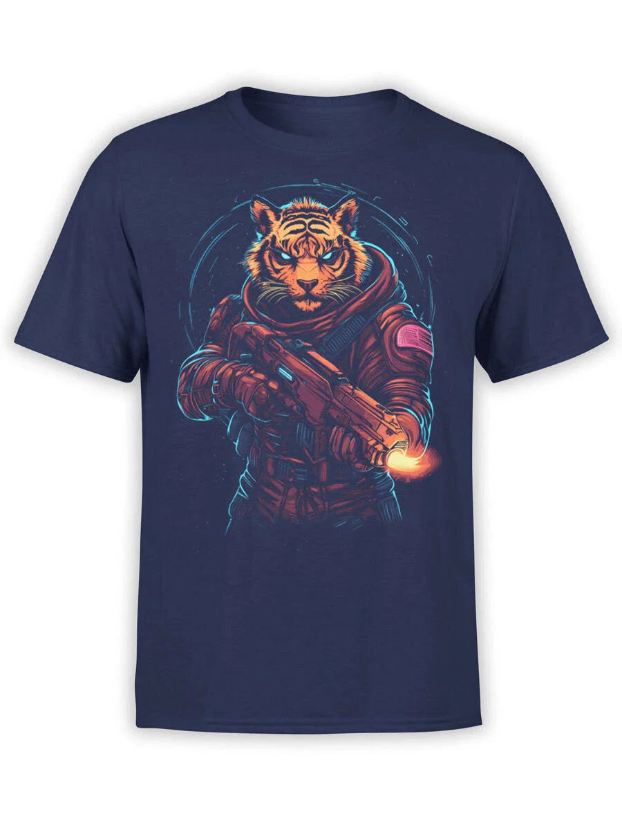 FANTUCCI Tiger T-ShirtCollection | Space Commando Tiger T-Shirt | Unisex Unisex T-shirt, Sweatshirt, Hoodie, Long Sleeve Tee - T-Shirt, Sweatshirt, Hoodie