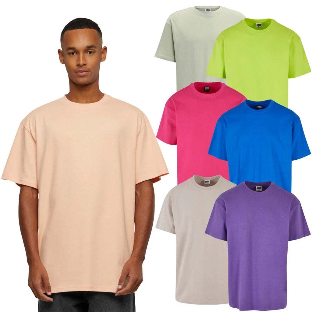 Urban Classics Heavy Oversized Tee Men Gents T-Shirt S-5XL Thick Jersey Fabric Unisex T-shirt, Sweatshirt, Hoodie, Long Sleeve Tee - T-Shirt, Sweatshirt, Hoodie