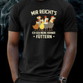Mens T-Shirt I Go Feed My Chickens Theme Cotton Size XS to 5XL Unisex T-shirt, Sweatshirt, Hoodie, Long Sleeve Tee - T-Shirt, Sweatshirt, Hoodie