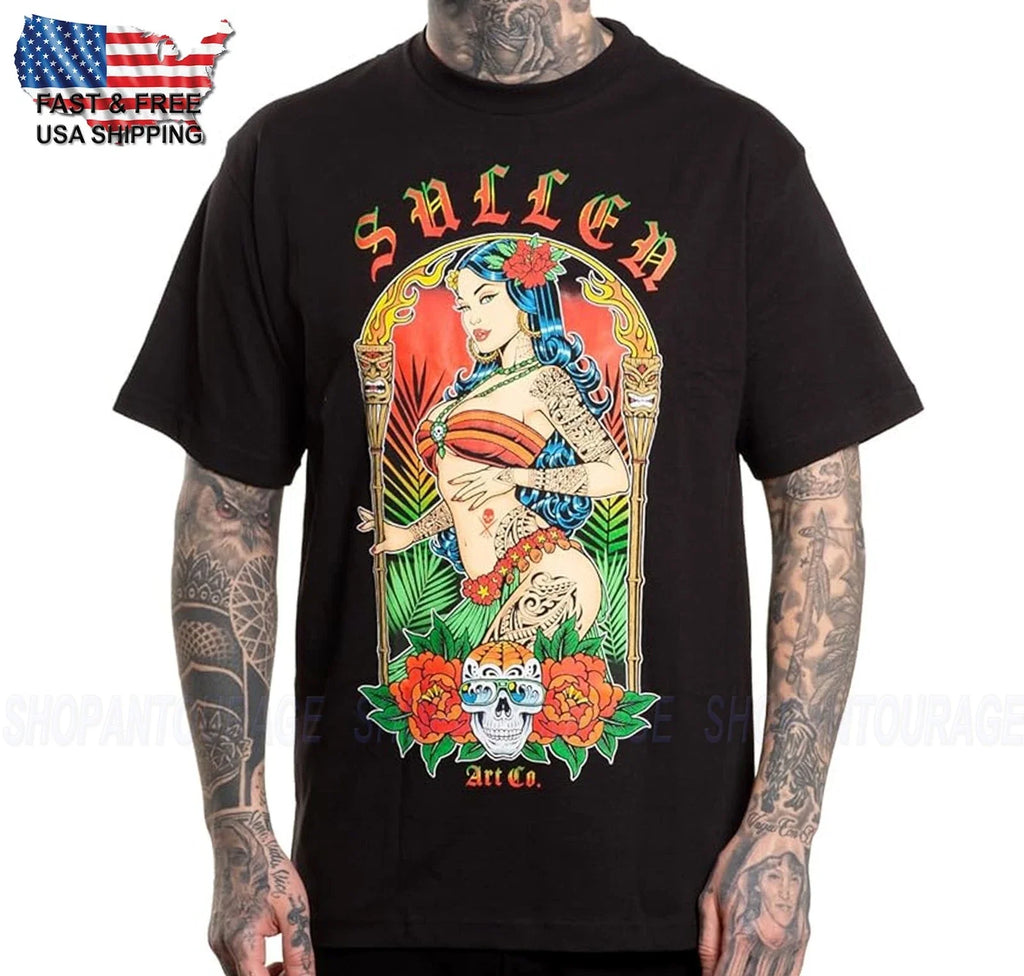 Sullen Art Collective Hula Girl Standard Fit SCM7266 Short Sleeve Men`s T-shirt Unisex T-shirt, Sweatshirt, Hoodie, Long Sleeve Tee - T-Shirt, Sweatshirt, Hoodie