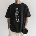 Skeleton Cowgirl Smoking Western Gothic Dark Grunge Goth T-Shirt Unisex T-shirt, Sweatshirt, Hoodie, Long Sleeve Tee - T-Shirt, Sweatshirt, Hoodie