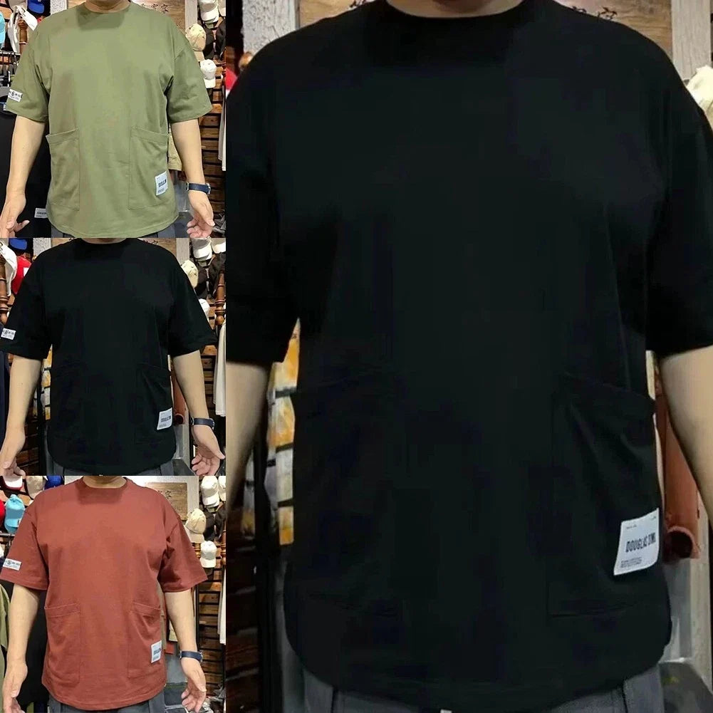 Trendy Mens Casual Summer Short Sleeve T Shirt Featuring Multi Pocket Design Unisex T-shirt, Sweatshirt, Hoodie, Long Sleeve Tee - T-Shirt, Sweatshirt, Hoodie