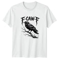 F-Caw-F Raven Graphic Tee Mens T-Shirt Womens Gothic Bird Apparel Unisex T-shirt, Sweatshirt, Hoodie, Long Sleeve Tee - T-Shirt, Sweatshirt, Hoodie